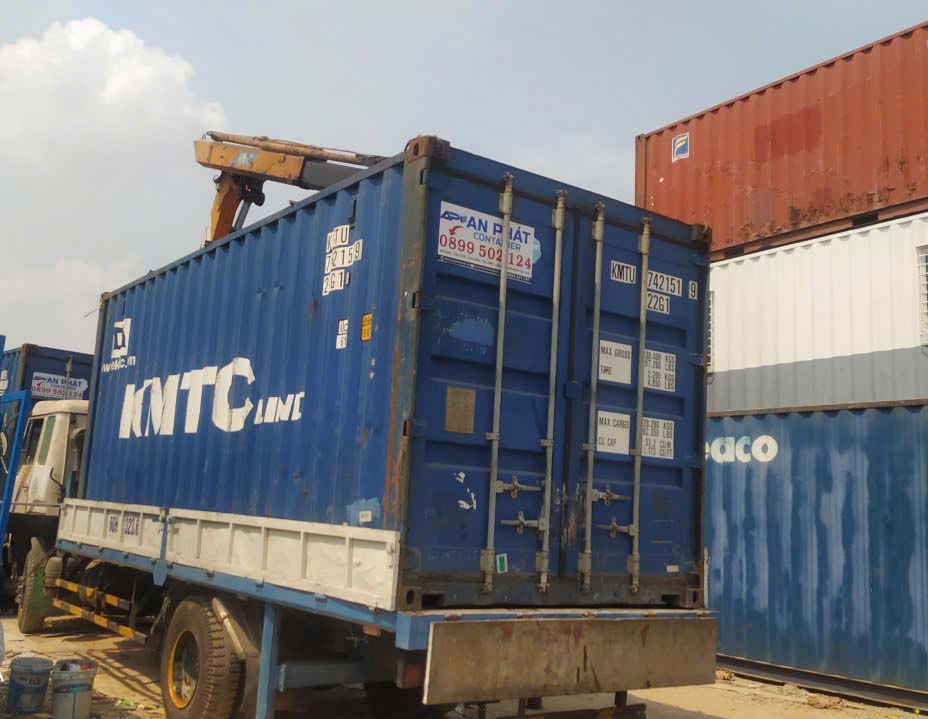 Container 20ft cũ làm kho