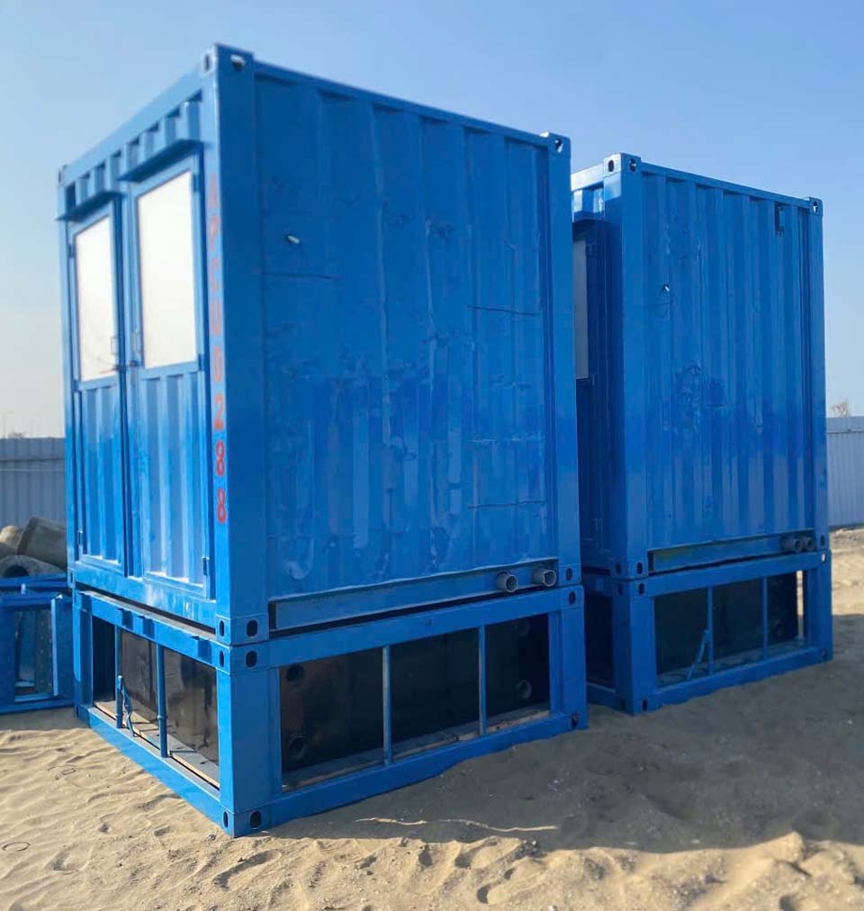 Container toilet 10 ft có bể phốt