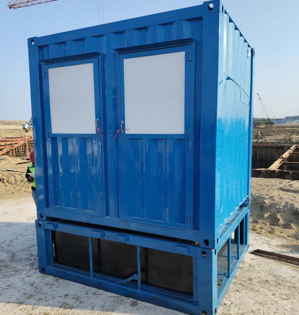 Container toilet 10 ft có bể phốt