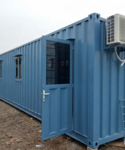 Container văn phòng 40 feet trang bị thêm toilet