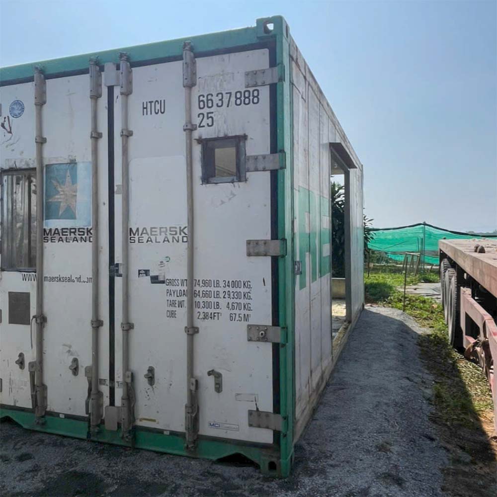 Hoán cải container lạnh làm container văn phòng